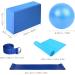Lixada 5Pcs Yoga Equipment Set with Yoga Ball, Blocks, Stretching Strap for Exercise - Purple - Buy Online on GoSupps.com
