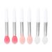 FRCOLOR Silicone Lip Brush Set - 6 PCS Single Head Lip Balm & Oil Applicator - Essential Makeup Brush for Smooth Application - Buy Online on GoSupps.com