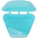 Trapezoidal Orthodontic Retainer Case - Portable Oral Storage Box for Dentistry | Travel-Friendly Purple/Blue Dental Protector - Buy Online on GoSupps.com