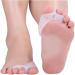 Foot Care Kit - 2 Pairs of Toe Separators & Gel Sleeves for Hammer Toes Bunions Overlapping Toes & Hallux Valgus Correction with Foot Alignment Socks & Toe Straightener