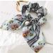 Vasana Boho Hair Ties with Bow - Chiffon Flower Pattern Hair Accessories (6 Random Colors) - Buy Online on GoSupps.com