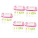Healvian 5 sentences double -layer glasses case personalized glasses case case and solution glasses holder glasses holder glassesholder contact liner solution travel accessories Professional contact lens container
