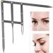 Eyebrow Makeup Ruler Stainless Steel Golden Ratio Eyebrow Measurement Ruler Eyebrow Makeup Measure Tool(Black) - Buy Online on GoSupps.com