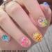 Cute Bob - Kids Short Cartoon Stick on Nails | 24pcs Press On Nails with Glue | Fun Fake Nails Gift for Girls DIY - Buy Online on GoSupps.com