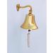 Hanging Ship's Bell Size: 6" H x 4" W x 4" D  Finish: Brass - Buy Online on GoSupps.com