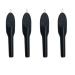 Direct cleaning brush hearing aids |3in1 function |Magnet as a battery insert help |Cerumen loop |Cleaning brush |Suitable for all types of hearing aids (4 pieces (4 Pack))