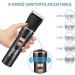 CAFFIA Cordless Hair Clippers for Men Professional Hair Clippers Hair Trimmer Bear Trimmer USB Rechargeable LCD Display for Men Kids and Family Use - Buy Online on GoSupps.com