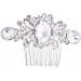 Beaupretty Clipper Guard Holder Comb rhinestone hair comb bridal hair comb crystal hair comb pearl hair comb Pearl Comb alloy bride Crystal Scissor Sleeve - Buy Online on GoSupps.com
