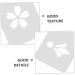 BELLIFFY 1 Set Hanfu Forehead Patch Facial Painting Stencils Birth Stencil Face Paint White Pvc - Buy Online on GoSupps.com