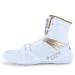 Adoff unisex boxing shoes men Ma'am squatting shoes ring shoes youth muay thai taekwondo boxing training shoes martial art shoes breathing active 46 47 EU white gold