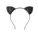 Delicate Glitter Leopard Cat Ears Headbands for Girls & Women - Pack of 5 - Buy Online on GoSupps.com