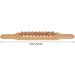 Wood Lymphatic Massage Roll Rod | Myofascial Relief & Gastro-Cellulite Massager | 10-Wheel Body Massage Tool for Optimal Wellness - Buy Online on GoSupps.com