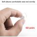 50 Pairs Push-In Eyeglass Nose Pads - Soft Silicone & Transparent - Comfortable Eyewear Accessories for International Shipping - Buy Online on GoSupps.com