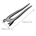 Lurrose Wooden Cat Hair Stick U Shaped for Women - Hair Styling Tool for Japanese Chinese Hanfu Chignon, Black French Hair Pin - Buy Online on GoSupps.com