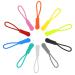 Zasvec zip pendant 100 pieces of zip pendant Zipper Pulls Zipper Zipper Zipper Zipper Extreme Zipper Zipper Zipper Pendant for Backpack Sportswear 10 Colors