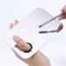 Stainless Steel Makeup Mixing Palette with Spatula Rod - Cosmetic & Nail Art Tool - Buy Online on GoSupps.com