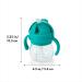 OXO Tot 6oz Transitions Straw Cup with Handles - Teal | BPA-Free - Buy Online on GoSupps.com