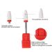 Premium Nail Drill Grinding Head for Acrylic Nails | Precision Polish & Dead Skin Removal - Round Flat Head F - Buy Online on GoSupps.com