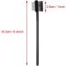Eyebrow Extension Comb Double Head Eyelash Eyebrow Brush Comb Stainless Steel Comb Needle Wood Long Handle - Buy Online on GoSupps.com