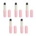 Professional Silicone Lip Brush Set - 5PCS Portable Smudge Concealer Round Head Cosmetic Makeup Lipstick Brushes
