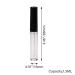 Empty Lip Gloss Tubes 1.3ml - 10pcs with Black Caps for DIY Cosmetics - International Shipping - Buy Online on GoSupps.com