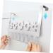 Yardenfun 1pc Door Hook Punch Row Hook Clothes Rack Decorative Coat Hook Towel Hooks Hat Stainless Steel - Buy Online on GoSupps.com