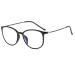 Suertree blue light filter distance glasses light short -sighted glasses fashion myopia glasses tr90 for women men black -2.0 dioptria -2.0x metal temple