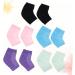Beavorty 5 Pairs Moisturizing Open Toe Socks Dry Cracked Heels Socks Gel Moisturizing Heel Socks Heel Anti-Crack Socks Ankle Socks Foot Care Socks Soft Anti Slip Socks Men and Women - Buy Online on GoSupps.com