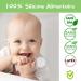 Vicloon Baby Teething Toys 2pcs - Silicone Teether with Anti-Lost Chains - S-Lollipop Design for Sore Gums Pain Relief - Suitable for 2+ Months - Buy Online on GoSupps.com