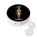 Ancient Egyptian Ancient God Contact Lens Travel Kit Portable Cute Contact Box with Mirror for Daily Outdoor