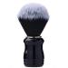 Je&Co Synthetic Shaving Brush With Resin Handle, 21mm Dense Knot (black) Brush-Black