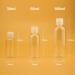 100ml Reusable Travel Bottles for Toiletries Set Mini Size Compact Containers for Shampoo and Conditioner Flexible Plastic Clear/Transparent Flip Cap 12 Pack 100ml (12 Pack) - Buy Online on GoSupps.com