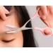 Eyebrow Shaper - Trim Bushy Eyebrows Effortlessly with Scissors & Comb Attachment (PINK) | International Shipping Available - Buy Online on GoSupps.com