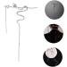 minkissy Accessory Hair Tassel Styling Metal Snake for Back Long Women with Girls Holder Pin Dangle Vintage Tool Stick - Buy Online on GoSupps.com