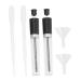 FOMIYES 2 Sets Leak-Proof Empty Mascara Tubes Empty Mascara Tube for DIY Funnel Plastic Pipette Empty Bottle
