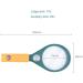 Spacmirrors Magnifying Glass High-Definition Magnifying Glass 10 Times 20 Times Zoom Lens 75Mm Big Lens Suitable for The Elderly 10X Portable Hand-held Magnifying Glass Magnifier - Buy Online on GoSupps.com