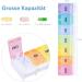 BUG HULL 7-Day Pill Box with 7 Compartments Easy to Open Rainbow Design | International Shipping Available - Buy Online on GoSupps.com