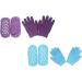 FRCOLOR 4 Sets Hand and Foot Care Set Spa Mittens Gloves for Spa Moisturizing Mitten Dry Cracked Hands Cosmetology Kit Moisturizing Gel Socks Vegetable Gel Miss Repair Hand Gloves - Buy Online on GoSupps.com
