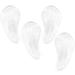 4 Pairs Silicone Arch Massage Insoles - Metatarsal Pads for Women - Anti-Slip Grip Half Shoe Inserts - High Heel Toe Protectors - Transparent 13x6.5cm - Buy Online on GoSupps.com
