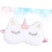 FRCOLOR Trumpet Embroidered White Sleeping Mask - Cute Masquerade Eye Mask for Sleep - 1 Count - Buy Online on GoSupps.com
