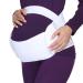 Neotech Care Maternity Pregnancy Support Belt/Brace - Back Abdomen Belly Band (White L) L White