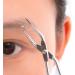 Professional Stainless Steel Eyebrow Tweezers & Scissors | Beveled Tip Beauty Tool for Perfect Eyebrow Shape | Portable & Durable - Buy Online on GoSupps.com