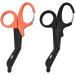 InsGB - Medical scissors dreamlike association scissors medical scissors for nurses Emergency room for surgery at home (small 5.5 inches black & orange) Small 5.5 Inches Black & Orange