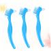 Lalafina 6ST Double Prosthesis Nursing & Cleaning Brush for Dentures | Best Brush for False Teeth Care and Maintenance - Buy Online on GoSupps.com