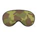Middle Finger Camouflage Sleep Mask Eye Cover for Sleeping Blindfold with Adjustable Strap Blocks Light Night Travel Nap for Men Women