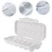 OFFSCH 2pcs Anti-Collision Damage Chicken Container with Lid Refrigerator Egg Organizer Egg Bins re-usable Grey 30X11X6.5CM - Buy Online on GoSupps.com