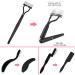 Sonku 7 Pack Foldable Steel Eyebrow Comb & Brush + 20 Disposable Mascara Brushes - Essential Makeup Tools for Perfect Lashes - Buy Online on GoSupps.com