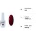Vishine Brand Nail Varnish Gloss Polish 8ml Bottle UV Gel Polish Nail Manicure Lacquer #1019 1019-8ml - Buy Online on GoSupps.com