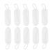 BESPORTBLE 10pcs Pet Cleaning Finger Cots Cat Dental Brush Puppy Teeth Cleaning Brush Dog Kit Nylon White