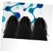 HAPINARY 3pcs Ultifunctional Drawstring Bag Jewelry Bags Drawstring Blackwel Flannel Drawstring Bag Lucky Bag Black 25*35cm - Buy Online on GoSupps.com